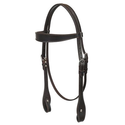 HILASON Western Horse Genuine Leather Headstall Tack Plain | for