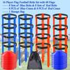 Unixing 16 Sets Flag Football Belts, Adjustable Flag Football Set, Flag Football Flags Training Set Include Cones, Storage Bag, 16 Sets Flag Football Belts with Cones view 2