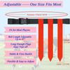 Unixing 16 Sets Flag Football Belts, Adjustable Flag Football Set, Flag Football Flags Training Set Include Cones, Storage Bag, 16 Sets Flag Football Belts with Cones view 4