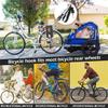 UPIQNG Bike Trailer Hitch Steel Cycling Trailer Coupler Attachment Bike Hitch Linker Connector Quick Release Bike Adapter for Child Pet Bike Trailer view 4