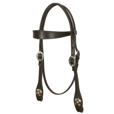 HILASON Western Horse Genuine Leather Headstall Tack Plain | for
