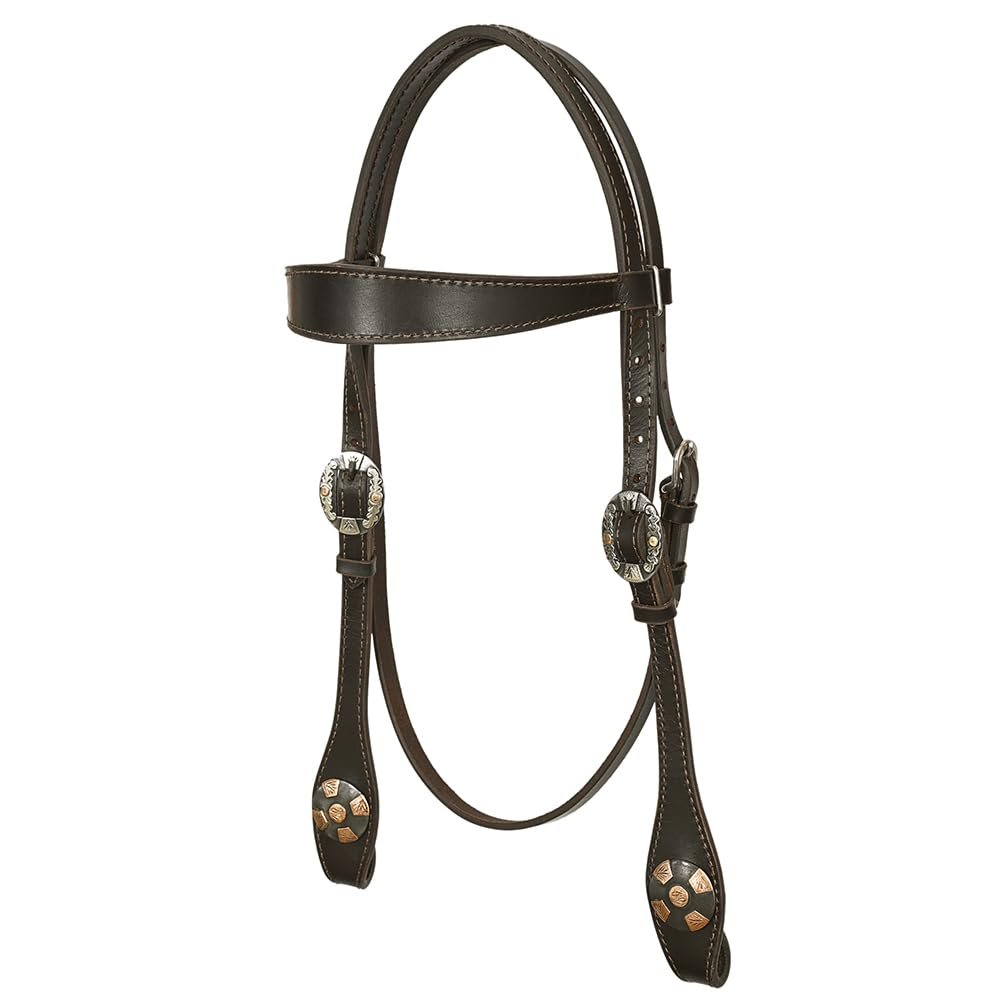 HILASON Western Horse Genuine Leather Headstall Tack Plain | for