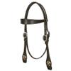 HILASON Western Horse Genuine Leather Headstall Tack Plain | for view 1