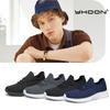 YHOON Mens Tennis Shoes Casual Ligthweight Workout Walking Shoes Slip on Shoes Black Size 9 view 2