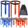 Unixing Flag Football Belts, 10 Sets Adjustable Flag Football Sets with Flags and Belts for Training, with Storage Bag view 1