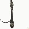 HILASON Western Horse Genuine Leather Headstall Bridle Engraved German Silver Concho Brown view 4