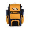Boombah Rolling Superpack Baseball/Softball Gear Bag - 23-1/2" x 13-1/2" x 9-1/2" - BRSP2C23 Royal/Gold - Telescopic Handle - Holds 4 Bats - Wheeled Version view 1