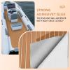 Hjdeck EVA Foam Boat Flooring Sheet 47.2"x16.1" Self-Adhesive Non-Slip Decking for Yacht, Kayak, Swimming Pool, RV Stairs - Marine Carpet Cushioning Helm Pad view 4