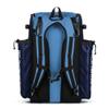 Boombah Superpack Bat Pack - Backpack Version (no wheels) - Holds up to 4 Bats - BPSPC23 Navy/Columbia - For Baseball or Softball view 2
