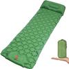 MDybf Inflatable Mattress with Pillows Travel Mat Folding Bed Ultralight Air Cushion Hiking Trekking Equipment (Color : Green) view 1