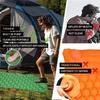 MDybf Inflatable Mattress with Pillows Travel Mat Folding Bed Ultralight Air Cushion Hiking Trekking Equipment (Color : Green) view 2