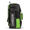 Boombah Superpack Bat Pack - Backpack Version (no wheels) - Holds up to 4 Bats - BPSPC23 Charcoal/Lime Green - For Baseball or Softball view 3