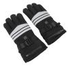 MOTUZP Men Women Ski Gloves, Heated, Touch Screen, Waterproof, Windproof, Black, Unisex-Adults view 1