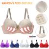Bras for Older Women Back Fat and Side Bra Fat Push Up Wirefree Bra Lift Full Support Full Coverage Back Fat Bras view 2