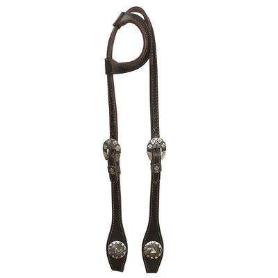 HILASON Western Horse Leather One Ear Headstall Tack Plain | for Horses