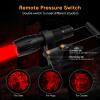 WINDFIRE Red Light Flashlight Super Bright Red Light Hunting Flashlight, Zoomable Red Tactical Flash Light Red Coyote Hog Hunting Light with Scope Mount and Pressure Switch view 2