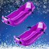 Winter Sledges, Two-Person Padded Sledges, Frost-Resistant and Wear-Resistant Sledges, Sledges with Pull Ropes, Double-Handled Children's Sledges view 1