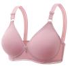 asntrgd Womens Bra Sagging Breasts Zip Front Push Up Wire Free Glamorette Bras Support MagicLift Bras Full Figure Minimizer view 3