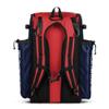 Boombah Superpack Bat Pack - Backpack Version (no wheels) - Holds up to 4 Bats - BPSPC23 Navy/Red - For Baseball or Softball view 2