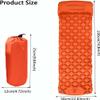 MDybf Sleeping Pad Foot Pump Inflation Sleeping Pad Air Mattress with Pillow Camping Sleeping Pads view 3