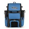 Boombah Superpack Bat Pack - Backpack Version (no wheels) - Holds up to 4 Bats - BPSPC23 Charcoal/Columbia - For Baseball or Softball view 1