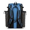 Boombah Superpack Bat Pack - Backpack Version (no wheels) - Holds up to 4 Bats - BPSPC23 Charcoal/Columbia - For Baseball or Softball view 2