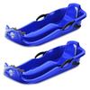 Children's Sledges with Handles, Frost-Resistant and Hard-Wearing Sledges, Two-Person Upholstered Sledges, Sledges with Backrests, Sledges with Brake Pull Ropes view 1