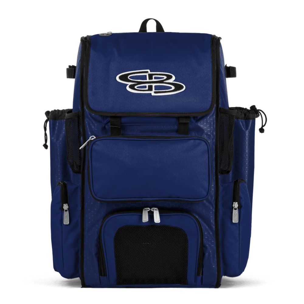 Boombah Superpack Bat Pack - Backpack Version (no wheels) - Holds up to 4 Bats - BPSPC23 Royal Blue - For Baseball or Softball