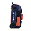 Boombah Rolling Superpack Baseball/Softball Gear Bag - 23-1/2" x 13-1/2" x 9-1/2" - BRSP2C23 Royal/Orange - Telescopic Handle - Holds 4 Bats - Wheeled Version view 3