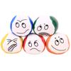 Small Cartoon Expression Sandbag, PU Material Kid's Tailgating Toss Games Props Round Sand Bag (5pcs view 1
