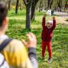 Small Cartoon Expression Sandbag, PU Material Kid's Tailgating Toss Games Props Round Sand Bag (5pcs view 3