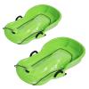 Children's Sledges, Winter Sledges, Thickened Two-Person Sledges, Sledges with Brake Pull Rope, Frost-Resistant and Wear-Resistant Sledges view 1