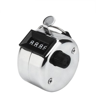 HAILM 4 Digit Number Counters Mini Hand Held Tally Counter Golf Clicker Display Manual Counting Max. 9999 Counter Training Counting (Color : Single Counter)