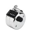 HAILM 4 Digit Number Counters Mini Hand Held Tally Counter Golf Clicker Display Manual Counting Max. 9999 Counter Training Counting (Color : Single Counter) view 1