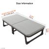 YVYKFZD Portable Camping Cots for Adults, Folding Camping Bed, Comfortable Sleeping Cots with Mattress, Spinner Wheels, Supports 330 lbs (Size : 185x60x38cm) view 3