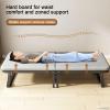 YVYKFZD Portable Camping Cots for Adults, Folding Camping Bed, Comfortable Sleeping Cots with Mattress, Spinner Wheels, Supports 330 lbs (Size : 185x60x38cm) view 4