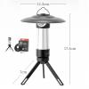 Fay Bless Rechargeable Camping Lantern,LED Magnetic Tent Light,Bright Flashlight,5 Light Modes,IP44 Waterproof,for Hiking,Camping,Backpacking,Fishing (Black) view 2
