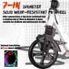 Scooter for Adults and Teens- Adjustable Height, Kids Scooter, Folding Scooter, Teens & Adults, Lightweight,Aluminum, Indoor and Outdoor Scooters for Children 6-12 Years Old,Red,LED Wheel view 3