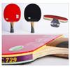 6 Stars Table Tennis Bat Professional Ping Pong Racket Perfect for Beginner Intermediate and Advanced/As Shown/Long Handle (As Shown Long Handle) view 3