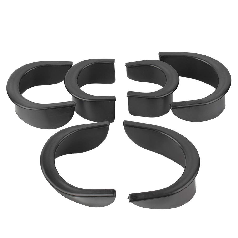 Gavigain 6Pcs Billiard Hole Liners,Billiard Pool Table Hole Pocket Rubber Liners Accessory Set