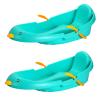 Plastic Sledges, Winter Sledges, Children's Skis, Sledges with Backrest, Sledges with Brake Pull Rope, Thickened Wear-Resistant Sledges view 1