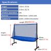 HDYZJQ Professional Table Tennis Ball Catch Net-Rolling Ping Pong Table Net, Ping Pong Catch Net for Any Table 72 to 82 Inch, Training Grounds Table Tennis Ball Catch Net Collector(Black) view 3