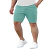 TUREFACE Green Jean Shorts Casual Slim Fit Stretch Workout Denim Short Lightweight Summer Jorts(32) view 4