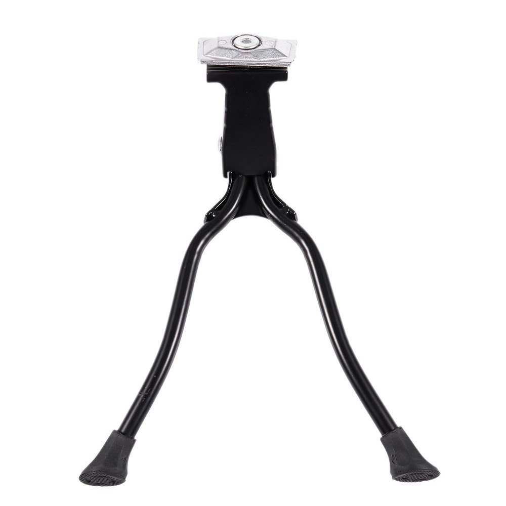 Luejnbogty Alloy Double-Leg Center Mount Bicycle Bike Kick Stand Black 26 inch Cycle