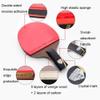 2PCS Ping Pong Racket/Table Tennis Bats 6-Star Double-Sided Reverse Adhesive Suitable for Lntermediate and Beginner/As Shown/Long Handle (As Shown Long Handle) view 3