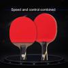 2PCS Ping Pong Racket/Table Tennis Bats 6-Star Double-Sided Reverse Adhesive Suitable for Lntermediate and Beginner/As Shown/Long Handle (As Shown Long Handle) view 4