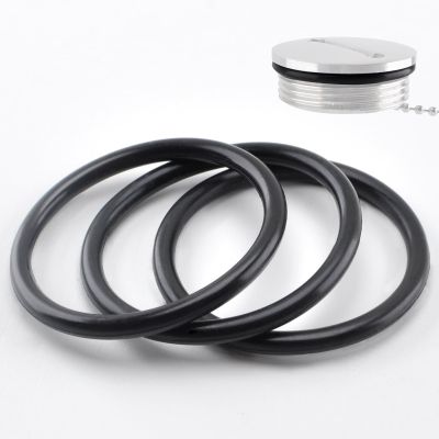 3pcs Boat Deck Fill Cap O-Ring Gaskets, 1.5 Inch Rubber Fuel Cap Seal Rings for Gas, Water, Diesel Ports (Compatible with 66061-3 / 0513DP8) Boat Gas Cap Replacement Gaskets