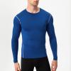 Men's Athletic Compression Shirts Long Sleeve Cool Dry Workout Running Tops Baselayer Undershirts view 2