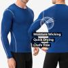 Men's Athletic Compression Shirts Long Sleeve Cool Dry Workout Running Tops Baselayer Undershirts view 4