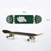 Skateboards Tricks Skate Board 2019cm Complete Skateboard 7 Layer Canadian Maple Double Kick Deck Concave Cruiser Skateboard for Kids Teens Adult Beginner Teens Gift with Tool Backpack (C) view 2